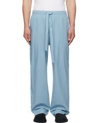 Tekla - Ssense Exclusive Auralee Edition Cotton Poplin Pyjama Pants - Lyst