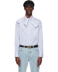 Valentino - Vlogo Signature Classic Stripe Shirt - Lyst