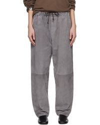 Meta Campania Collective - Ed Unlined Drawstring Lamb Suede Trousers - Lyst