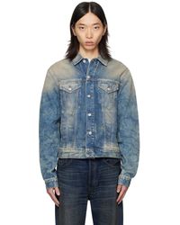 Acne Studios - Blouson 2006M Goldmine Bleu En Denim - Lyst