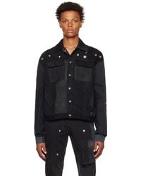 Spencer Badu - ブラック アップサイクル デニムジャケット - Lyst
