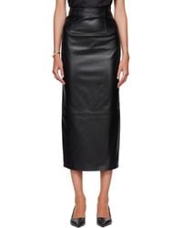 Loulou de Saison - Inga Leather Maxi Skirt - Lyst