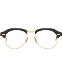 Thom Browne - Acetate & Titanium Pilot Glasses - Lyst