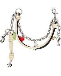 Marc Jacobs - Off 'The Mini Icon Chain' Bag Charm Chain - Lyst
