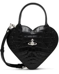 Vivienne Westwood Ella Heart Crossbody Bag in Black | Lyst Australia