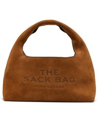 Marc Jacobs - Mini Cabas Sack Brun Clair En Suède - Lyst