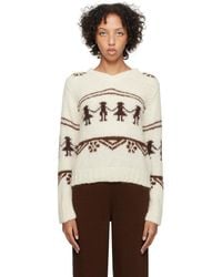 Bode - Talo Alpaca-blend Jacquard Sweater - Lyst