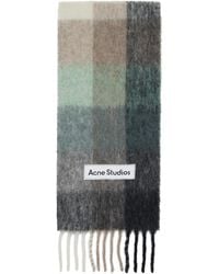 Acne Studios - Mohair Checked Scarf - Lyst