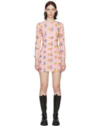Ganni - Nylon Mini Dress - Lyst
