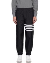 Thom Browne - Shiny Ripstop 4-Bar Track Pants - Lyst