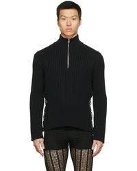 Dion Lee - Side Lace Zip-up Sweater - Lyst