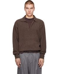 Ssstein - Extra Fine Wool Knit Skipper Sweater - Lyst