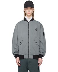 A_COLD_WALL* - * Gray Cinch Bomber Jacket - Lyst