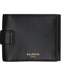 Balmain - Pulse Trifold Lambskin Wallet - Lyst