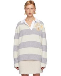 Moncler - Off- Long Sleeve Polo - Lyst