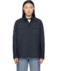 RRL - Quilted Overshirt - Lyst
