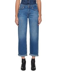 Rag & Bone - Blue Dre Jeans - Lyst