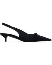 Balenciaga - Slingback With Bow Pumps - Lyst