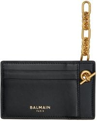 Balmain - Porte-Carte Pulse Noir À Chaine - Lyst