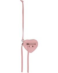 Balenciaga - ピンク 'Le City' Charm Heart Box バッグチャーム - Lyst