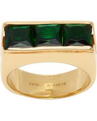 Ernest W. Baker - Three Stone Ring - Lyst