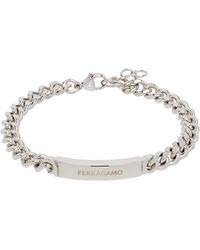 Ferragamo - Curb Chain Bracelet - Lyst