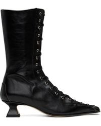 Miista - Emile Lace-Up Boots - Lyst