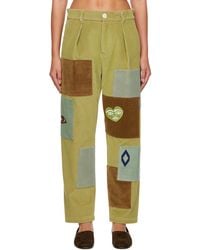 The Elder Statesman - Patch Trousers - Lyst