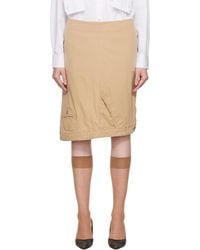 HODAKOVA - Upside Down Trouser Midi Skirt - Lyst