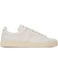 Tom Ford - ホワイト Warwick グレインレザー スニーカー - Lyst