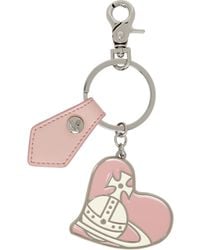 Vivienne Westwood - Orb Heart Keychain - Lyst