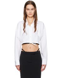 T By Alexander Wang - White Layered Shirt - Lyst