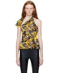 Versace - Black Single-shoulder T-shirt - Lyst