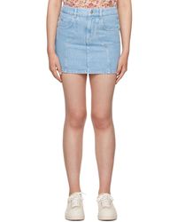 Isabel Marant - Mid-Rise Denim Miniskirt - Lyst