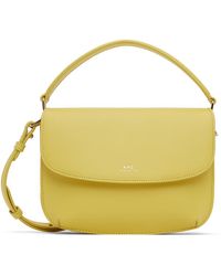 A.P.C. - . Yellow Sarah Shoulder Mini Bag - Lyst