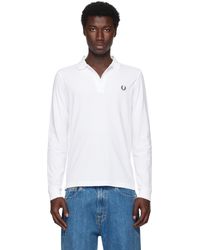 Fred Perry - ホワイト 'The Tennis Shirt' ポロシャツ - Lyst