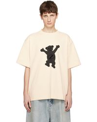 we11done - Off-white Teddy T-shirt - Lyst
