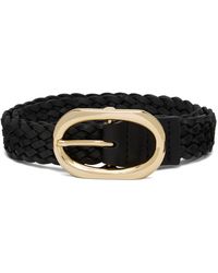 Anine Bing - Signature Link Braided Belt - Lyst