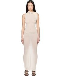 Rick Owens - Off- Hollywood Banded T Maxi Dress - Lyst