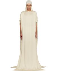Rick Owens - Off- Hollywood Tommy Gown Maxi Dress - Lyst