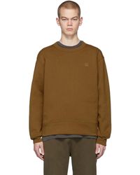 Acne Studios Brown Fairview Face Sweatshirt