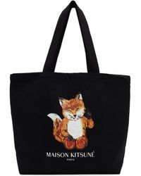 maison kitsune tote bolsa sale