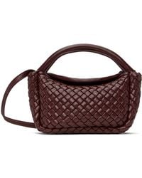Bottega Veneta - Burgundy Small Cobble Top Handle Bag - Lyst