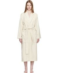 Tekla - Off Terry Classic Bathrobe - Lyst