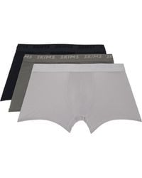 Skims - Three-Pack Stretch 3 Boxer Briefs - Lyst