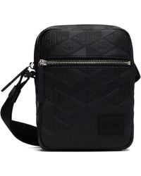 HUGO - Embossed Logo Messenger Bag - Lyst