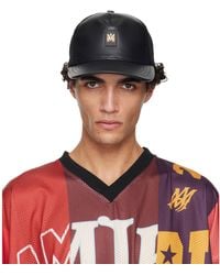 Amiri - Ma Patch Leather Trucker Cap - Lyst