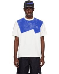 Adererror - Significantコレクション ホワイト&ブルー プリントtシャツ - Lyst
