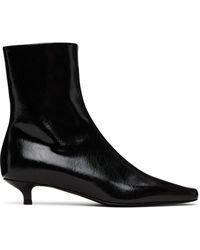 TOTEME - Slim Naplack Ankle Boots - Lyst