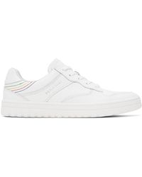 PS by Paul Smith - Baskets liston blanches en cuir - Lyst